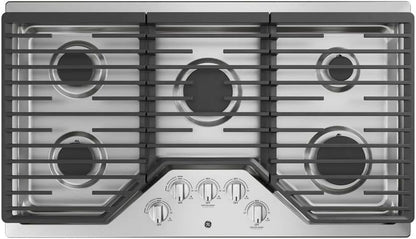 GE 36-Inch Built-in Gas Cooktop JGP5036SLSS