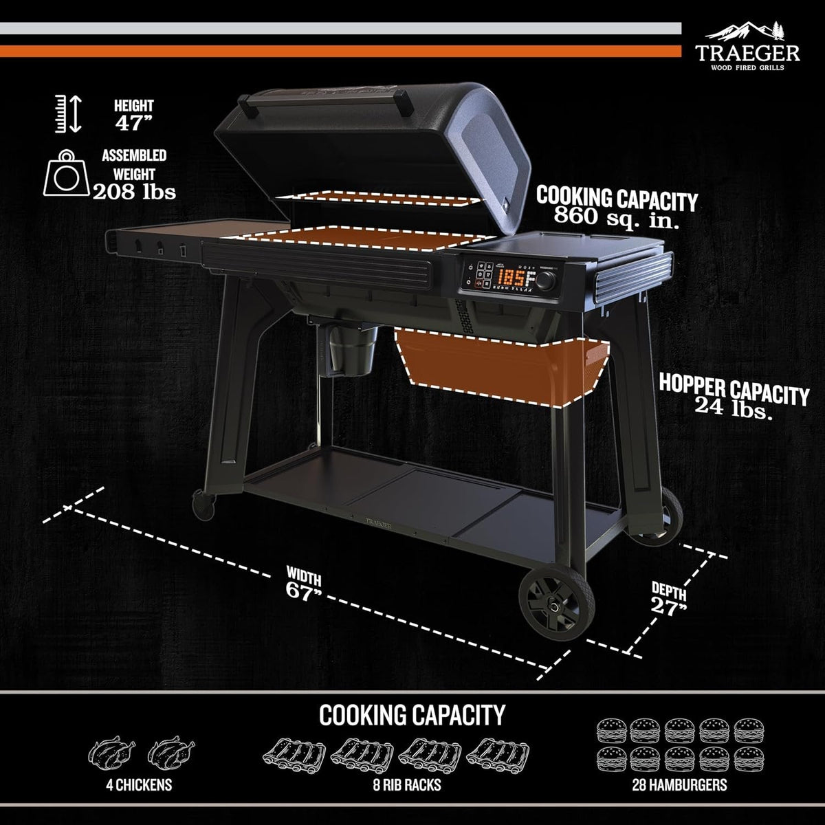 Traeger Woodridge Pro Pellet Grill