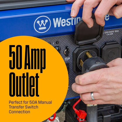 Westinghouse 9500 Peak Watt Home Backup Portable Gas Powered Generator